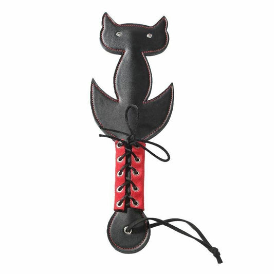 Bdsm Novelty Spanking Cat Paddle Lace Up Handle Kitten Kink Fetish