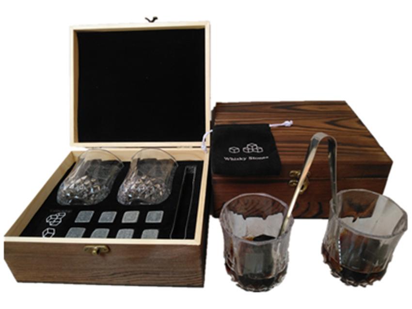 Whisky Stones Drinking Glass Gift Pack 'S Day