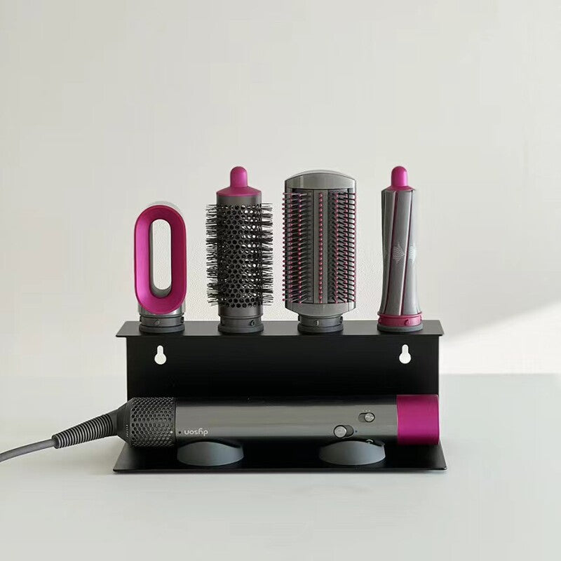Non Perforated Hair Dryer Holder. Also For Straighteners & Curling Irons. Ideal Bathroom Sorting