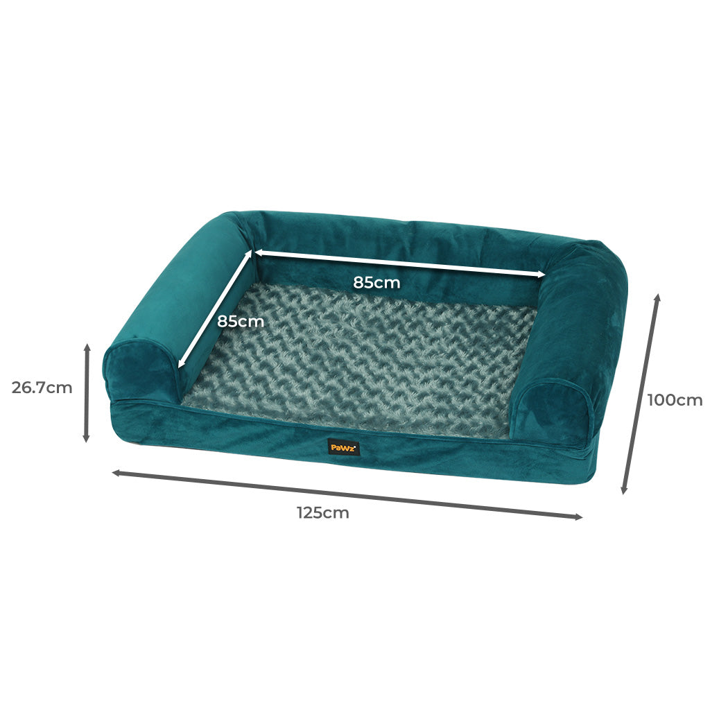 Pawz Pet Bed Sofa Dog Bedding Soft Warm Xxl Blue Large