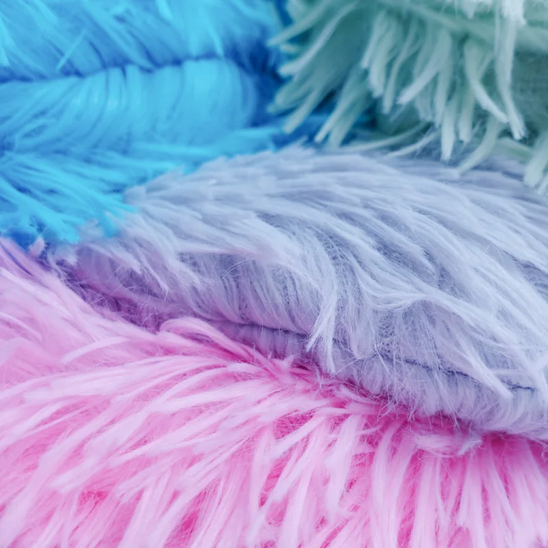 Soft Plush Round Cat Bed Mat For Small Dogs Cats Cozy Fleece Pet Sleeping Kitten Puppy Nest Warm Cushion Accessories
