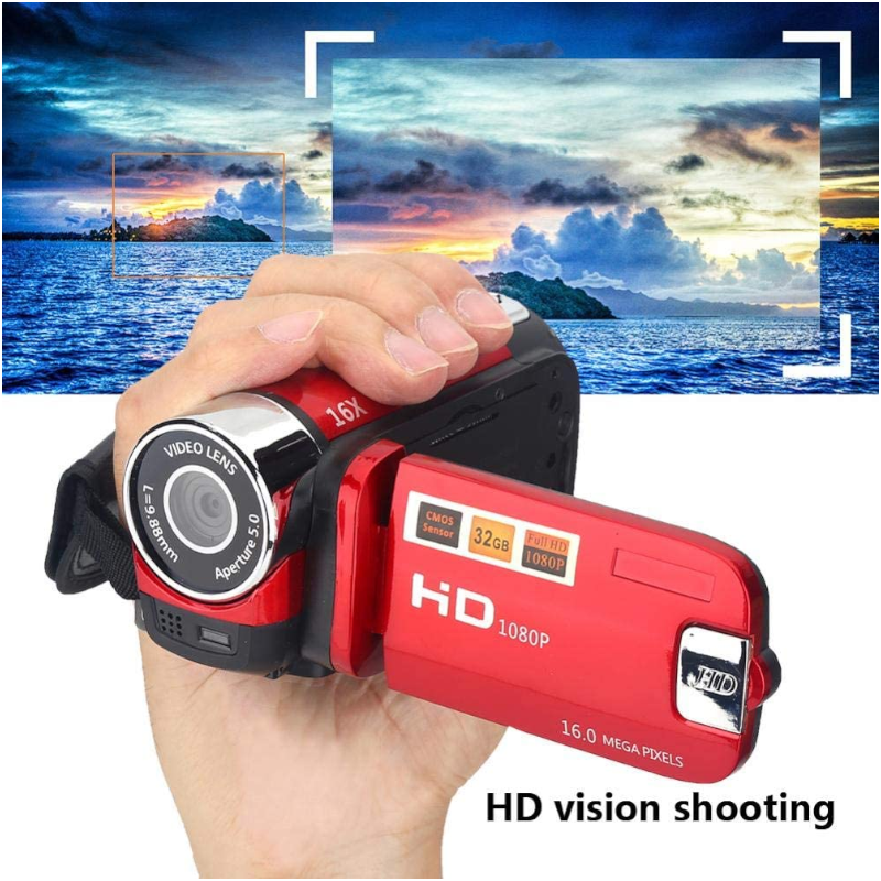 1080P Hd 16 Million Pixel Dv Camcorder 2.7 Inch Screen 16X Night Shoot Zoom Digital Video Camera