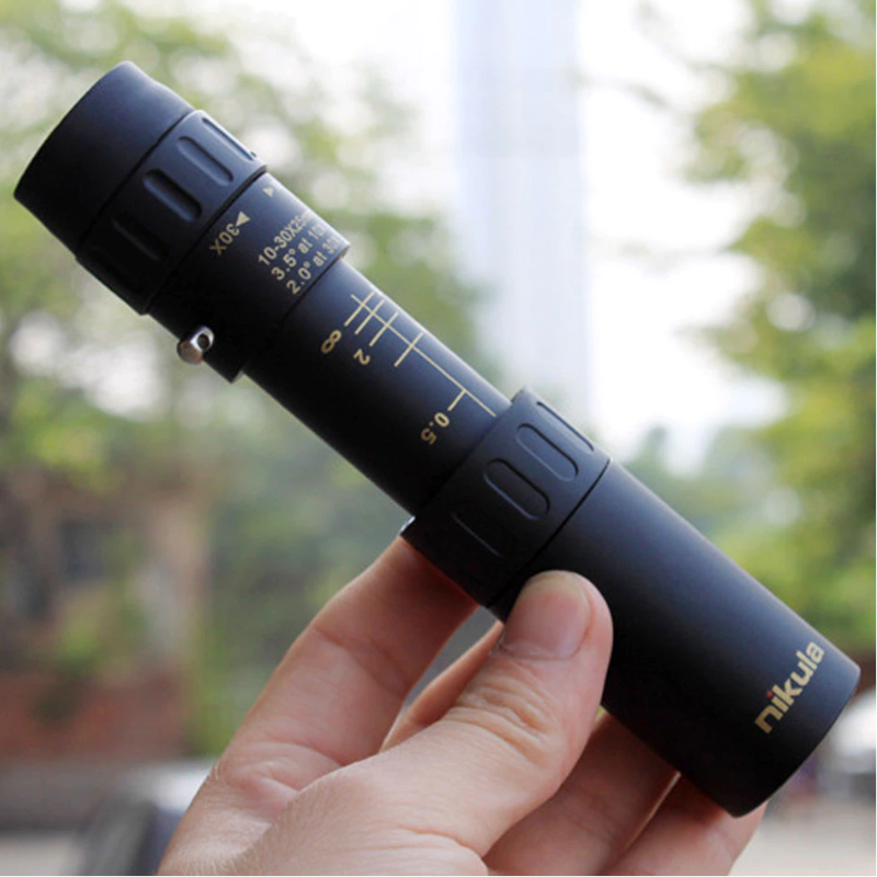 10 30X25 Zoom Monocular High Quality Telescope Pocket Binoculo Optical Prism Scope No Tripod