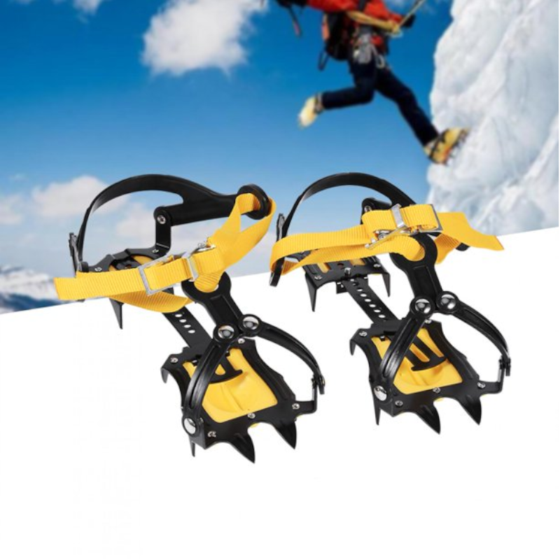 10 Teeth Mountaineering Snow Outdoor Climbing Anti-Slip Crampons Non-Slip Shoe Cover