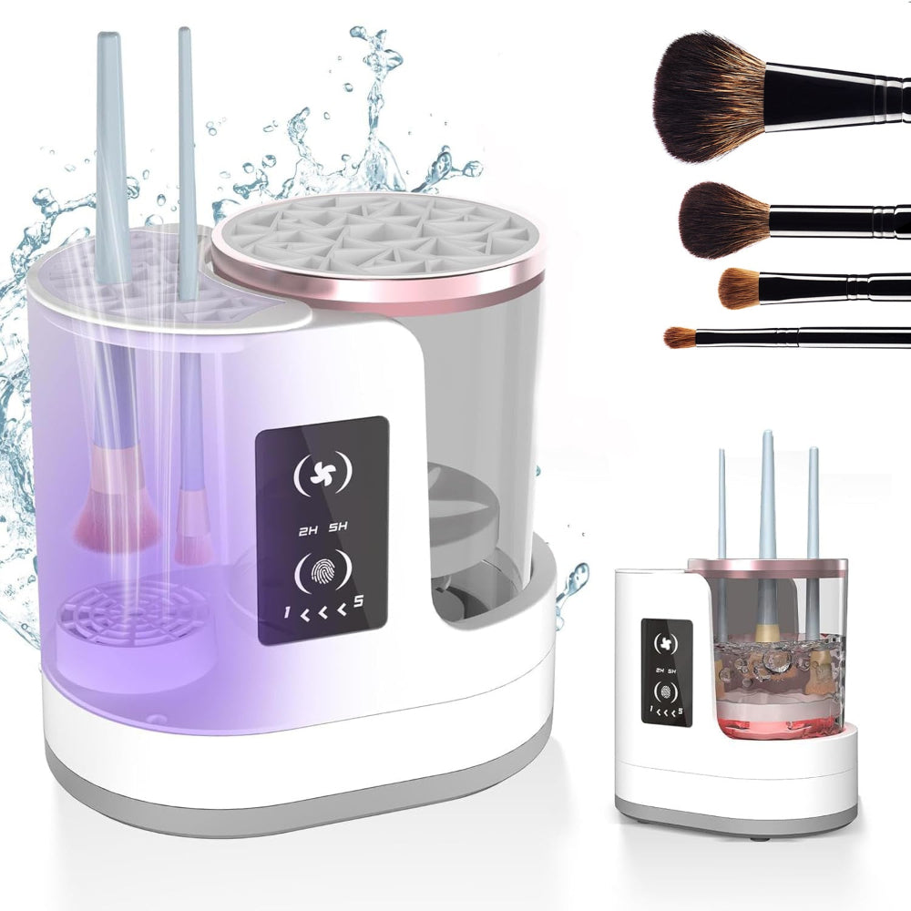 Rechargeable Electric Makeup Brush Cleaner Automatic Cleaning Tool Stand