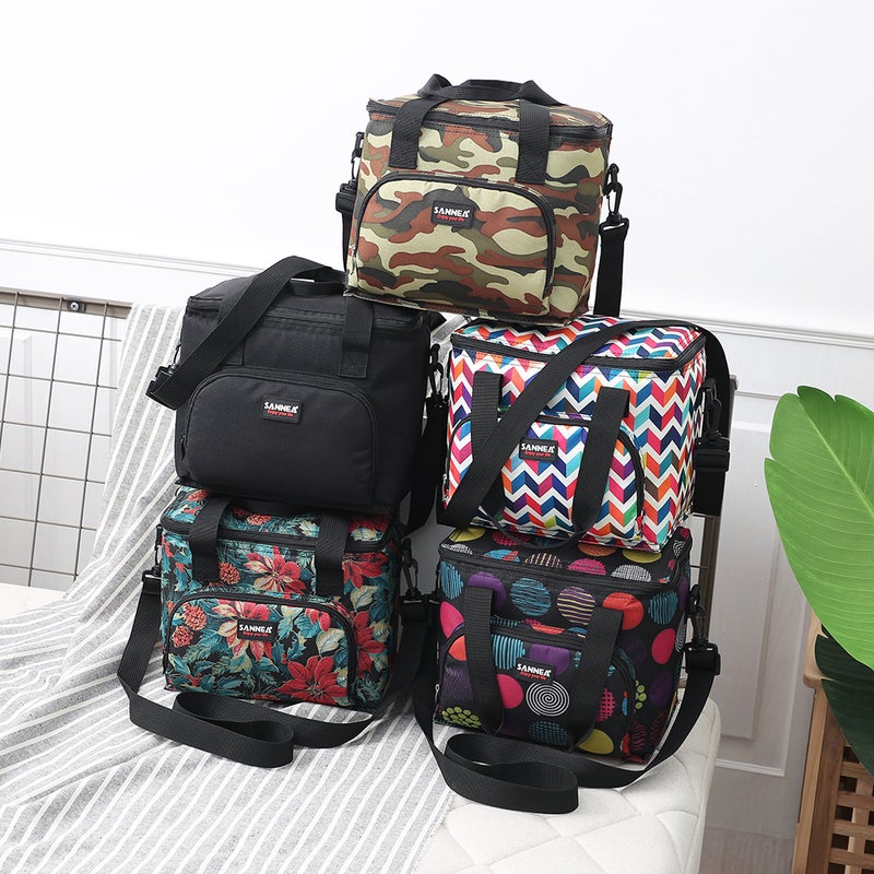 10L Thermal Food Picnic Lunch Bags Cooler Box Portable Multifunction