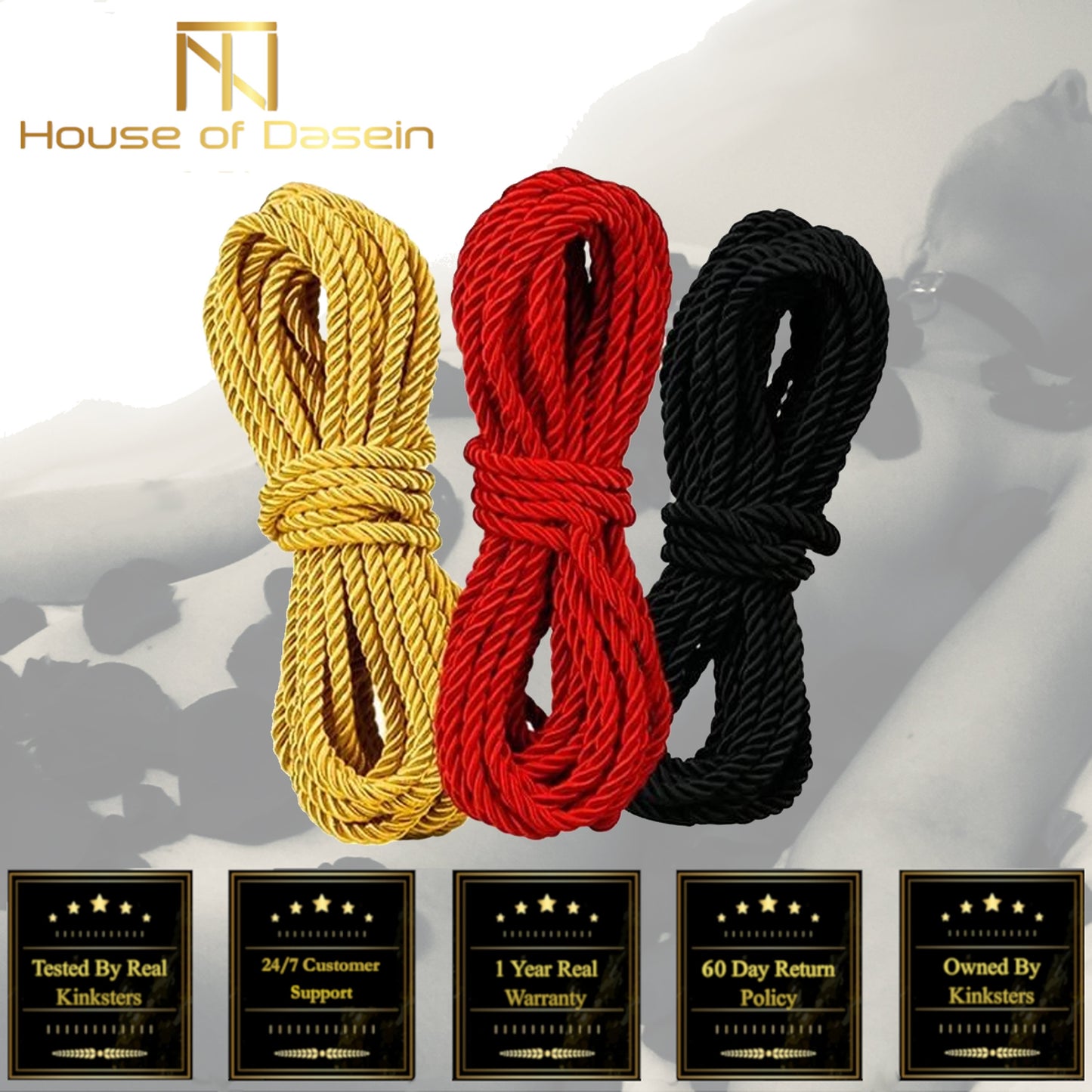 10M Nylon Bondage Rope Erotic Positions Slave Restraints Bdsm Fetish