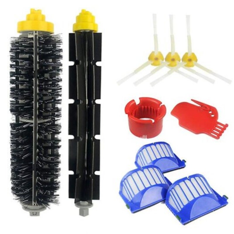 10Pcs 600 610 620 650 Vacuum Cleaner Filter Brush Accessories For Irobot Roomba Multi