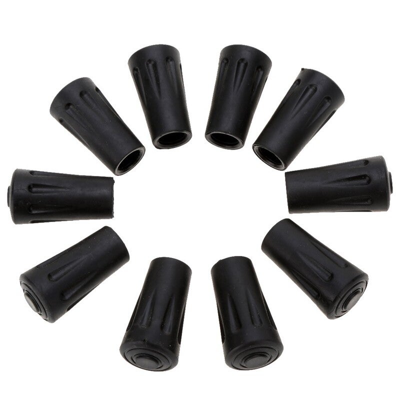 10Pcs Hiking Pole Replacement Tips Trekking Protectors
