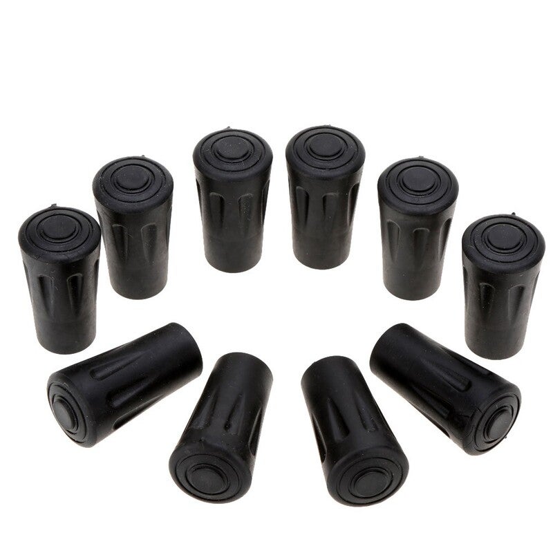 10Pcs Hiking Pole Replacement Tips Trekking Protectors