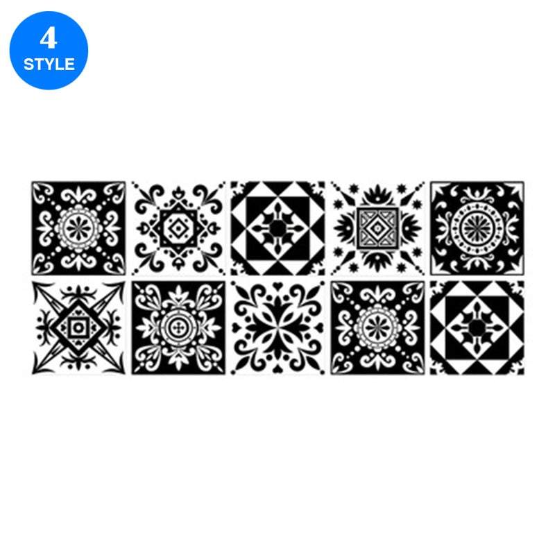Tile Stickers Moroccan Style Wall 10Pcs / Set Self Adhesive Dcor 15X15cm