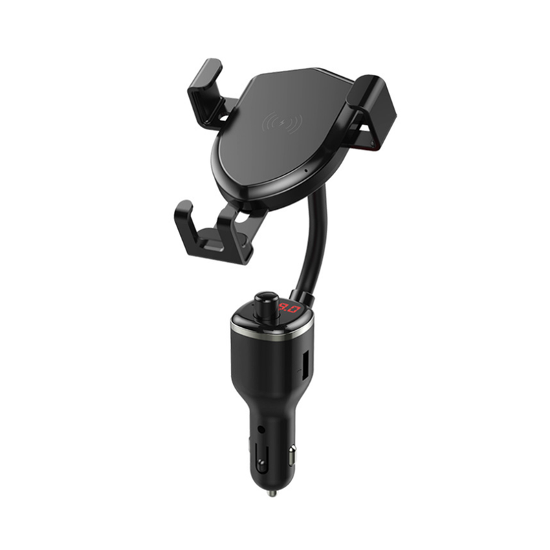 10W Quick Charge Wireless Phone Support Car Mp3 Transmitter Double Usb Charging Music Play Fm