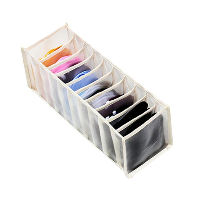 11 Grid Closet Organizer For Underwear Socks Divider Storage Compartment