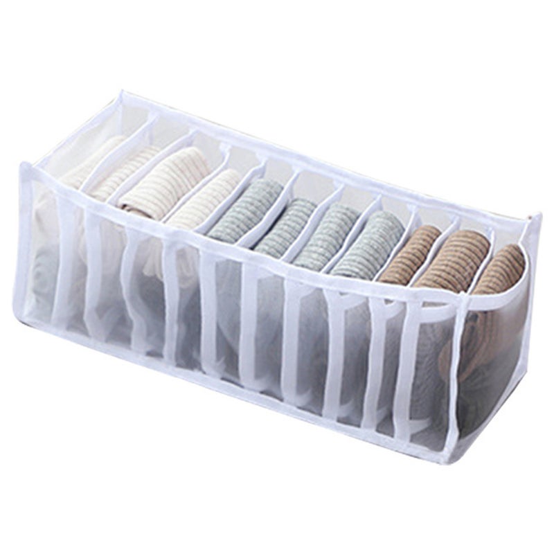 11 Grid Closet Organizer For Underwear Socks Divider Storage Compartment