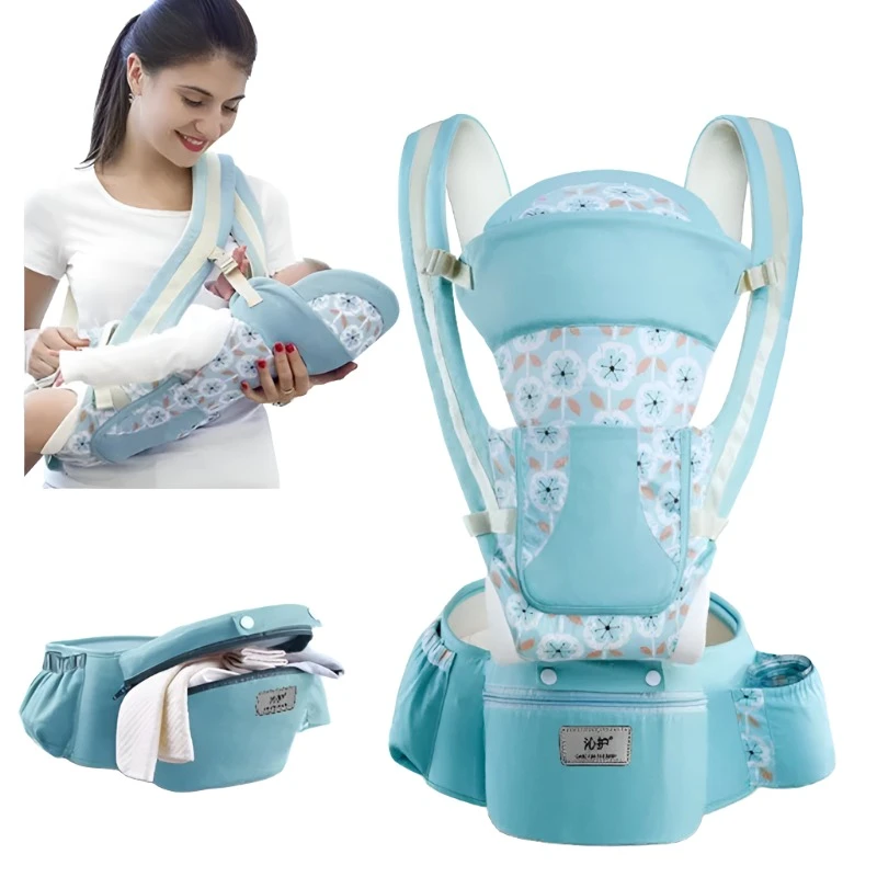 Newborn Ergonomic Baby Carrier Backpack Infant Hipseat Front Facing Kangaroo Wrap Sling Travel