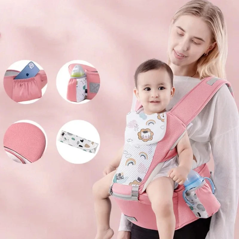 Newborn Ergonomic Baby Carrier Backpack Infant Hipseat Front Facing Kangaroo Wrap Sling Travel