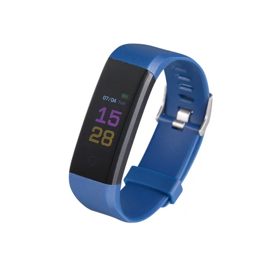 115Plus Colourful Screen Digital Intelligent Bracelet Fitness Band Blue