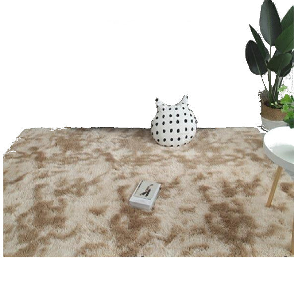 Soft Fluffy Long Hair Carpets Corridor Balcony Laundry Room Bedroom Non-Slip Mats