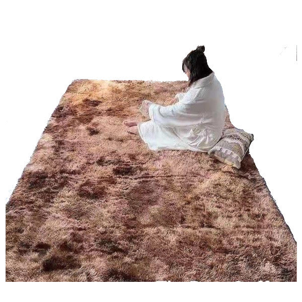 Soft Fluffy Long Hair Carpets Corridor Balcony Laundry Room Bedroom Non-Slip Mats