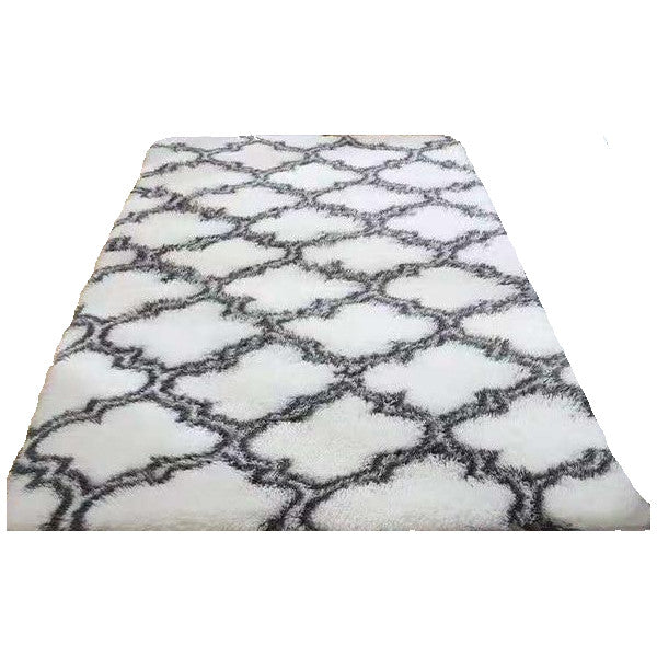 Soft Fluffy Long Hair Carpets Corridor Balcony Laundry Room Bedroom Non-Slip Mats