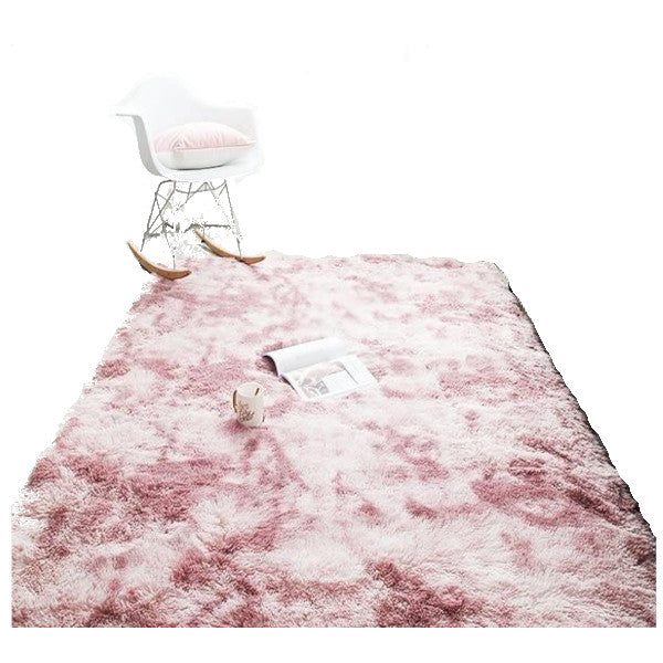 Soft Fluffy Long Hair Carpets Corridor Balcony Laundry Room Bedroom Non-Slip Mats