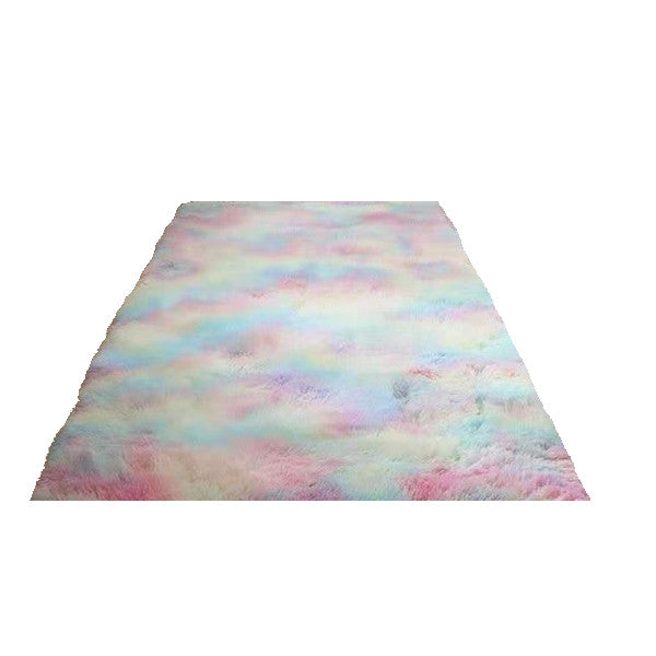 Soft Fluffy Long Hair Carpets Corridor Balcony Laundry Room Bedroom Non-Slip Mats