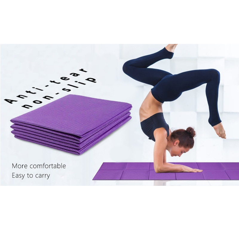11 Styles Foldable Yoga Mat Non Slip Home Gym Exercise Fitness Workout