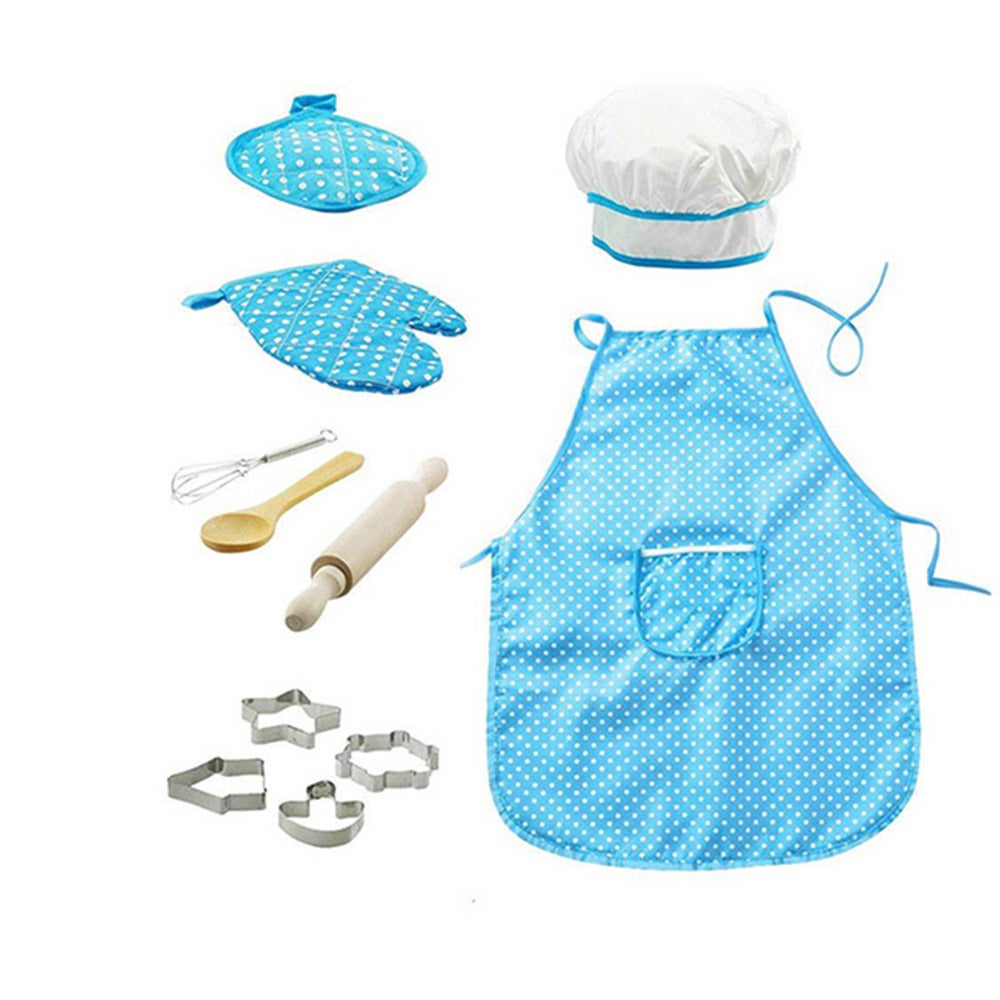 11Pcs Kids Kitchen Toy Cooking Baking Set Role Play Gift