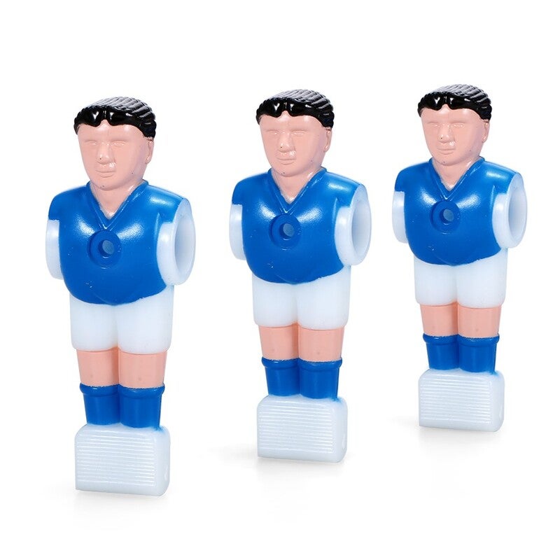 1Table Football Machine Doll 15.8Mm Caliber Games Soccer Mini Athlete Foosball Player Part Blue