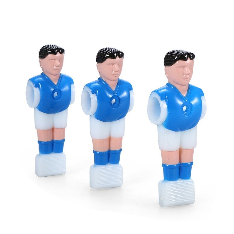 1Table Football Machine Doll 15.8Mm Caliber Games Soccer Mini Athlete Foosball Player Part Blue