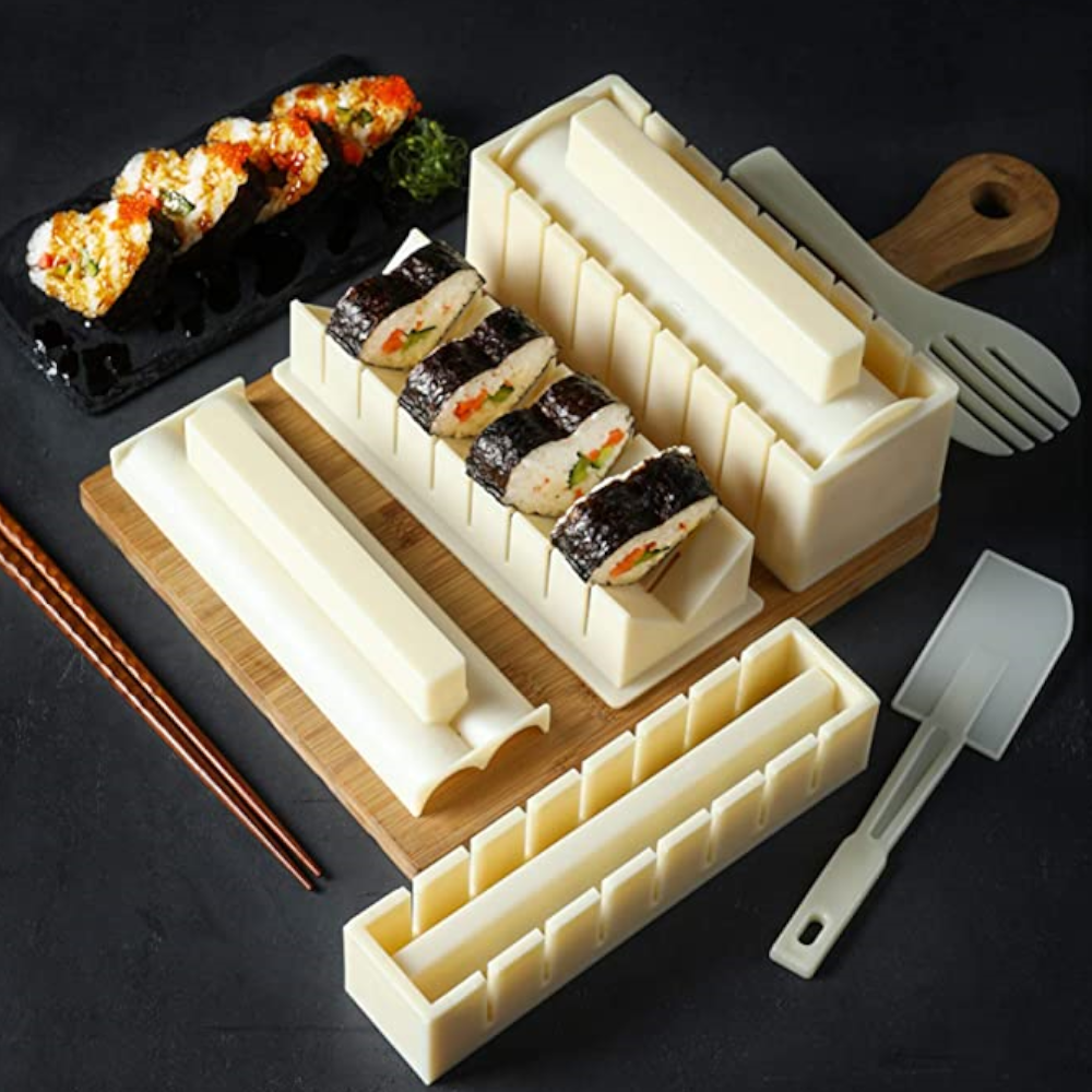 11Pcs Set Diy Non Stick Professional Sushi Making Kit Rolling Molds