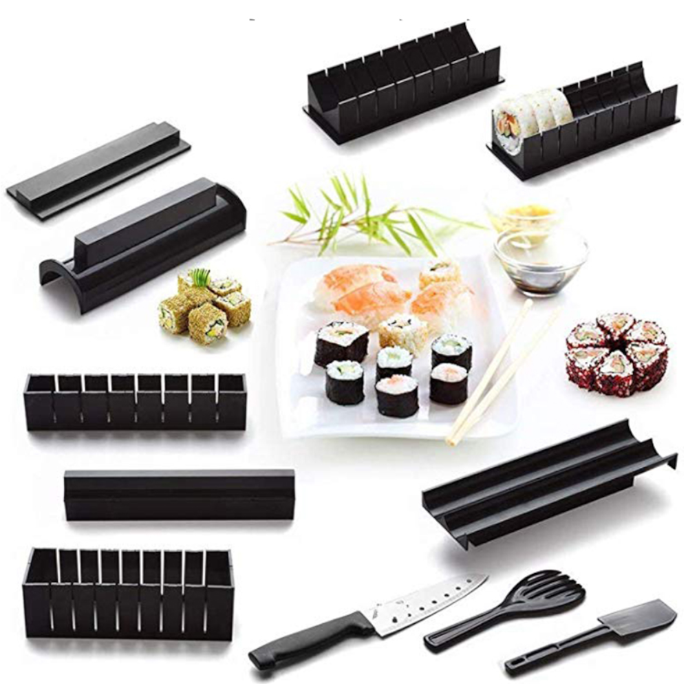11Pcs Set Diy Sushi Making Roller Kit Kitchen Gadgets