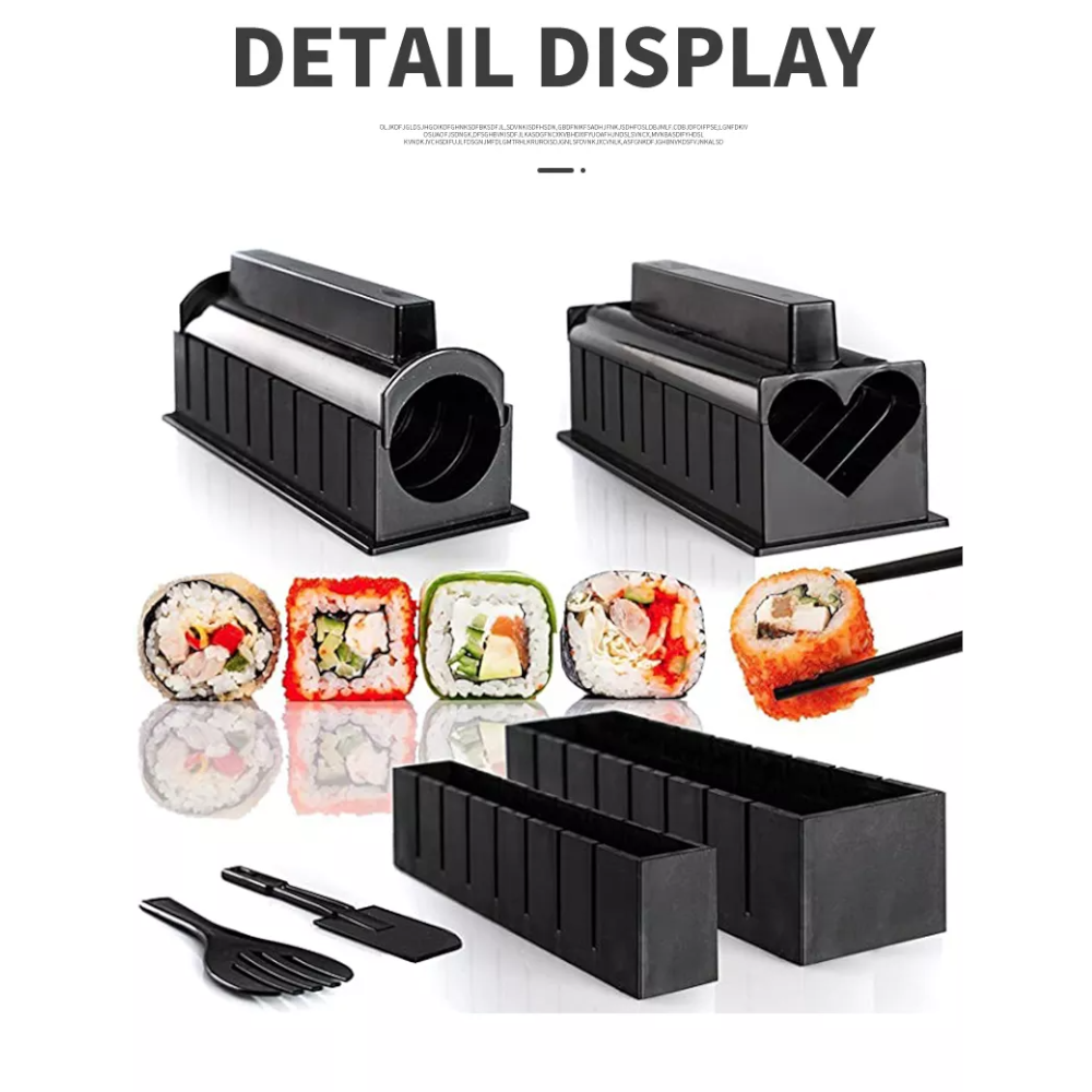 11Pcs Set Diy Sushi Making Roller Kit Kitchen Gadgets