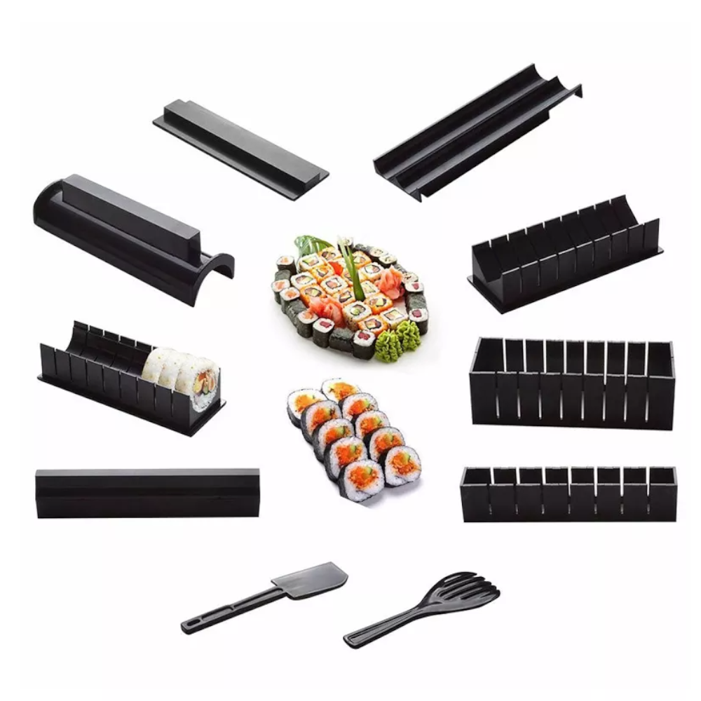 11Pcs Set Diy Sushi Making Roller Kit Kitchen Gadgets