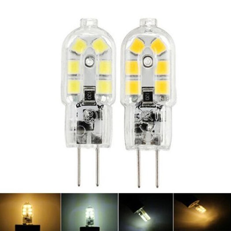 12 Led G4 2W Energy Saving Bulb For Dc12v Transparent Dc12vwhite