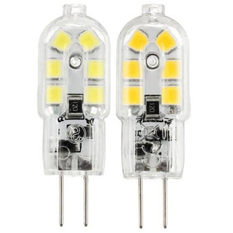 12 Led G4 2W Energy Saving Bulb For Dc12v Transparent Dc12vwhite