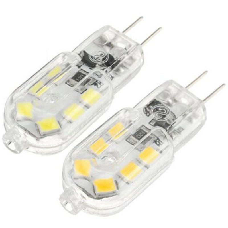 12 Led G4 2W Energy Saving Bulb For Dc12v Transparent Dc12vwhite