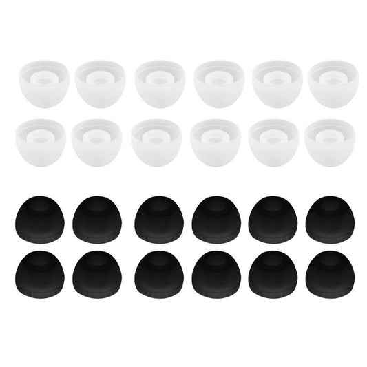 12Pairs/ 24Pcs 4.5Mm Silicone Earbud Cushion Replacement Headphone Headset Tip Cover