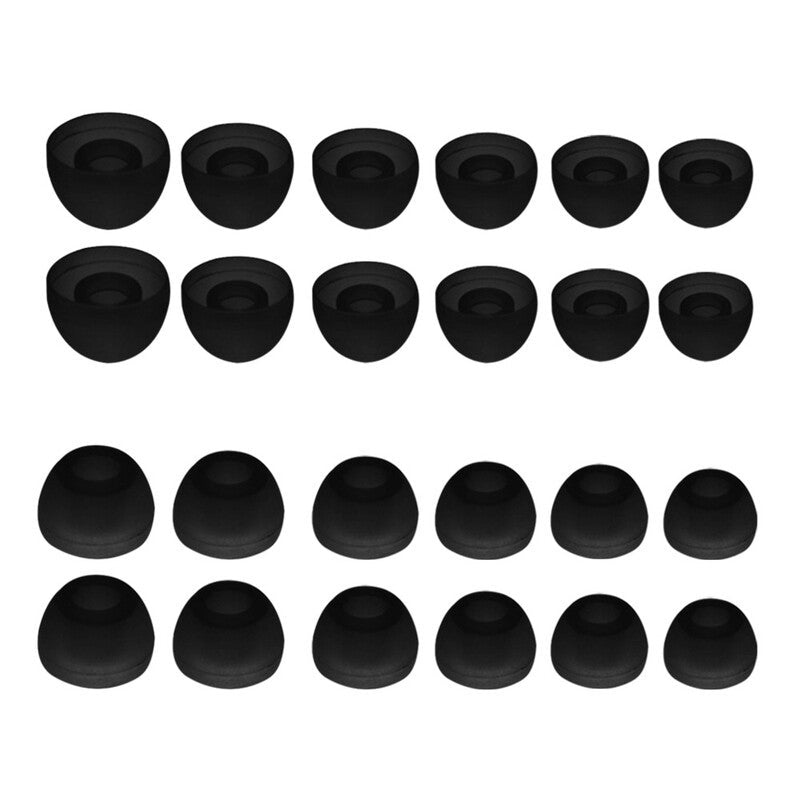 12Pairs/ 24Pcs 4.5Mm Silicone Earbud Cushion Replacement Headphone Headset Tip Cover