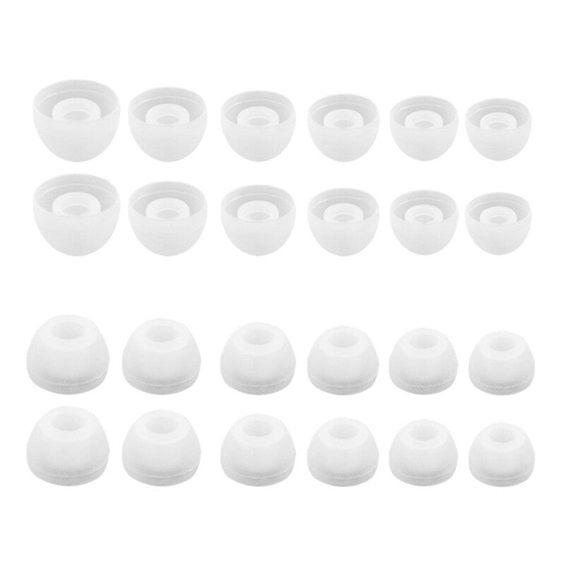 12Pairs/ 24Pcs 4.5Mm Silicone Earbud Cushion Replacement Headphone Headset Tip Cover