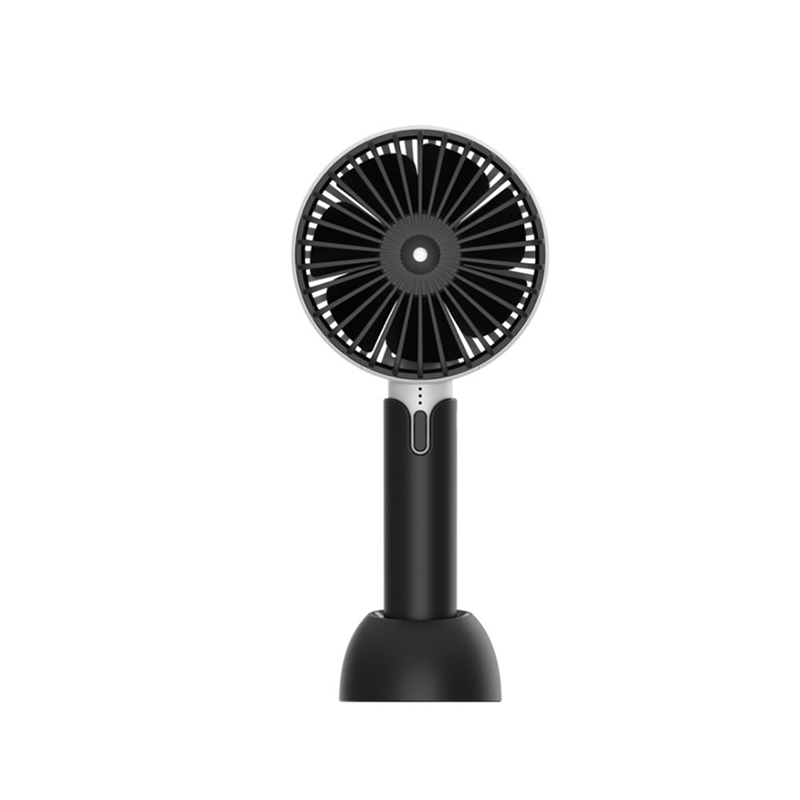 1200Mah Quiet Sound Mini Fan Portable Hand Held Black