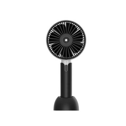 1200Mah Quiet Sound Mini Fan Portable Hand Held Black