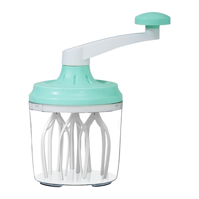 1200Ml Manual Plastic Cream Whisk Egg Beater Hand Crank Stiring Foam Fast Mixer Blender Household Kitchen Baking Tool