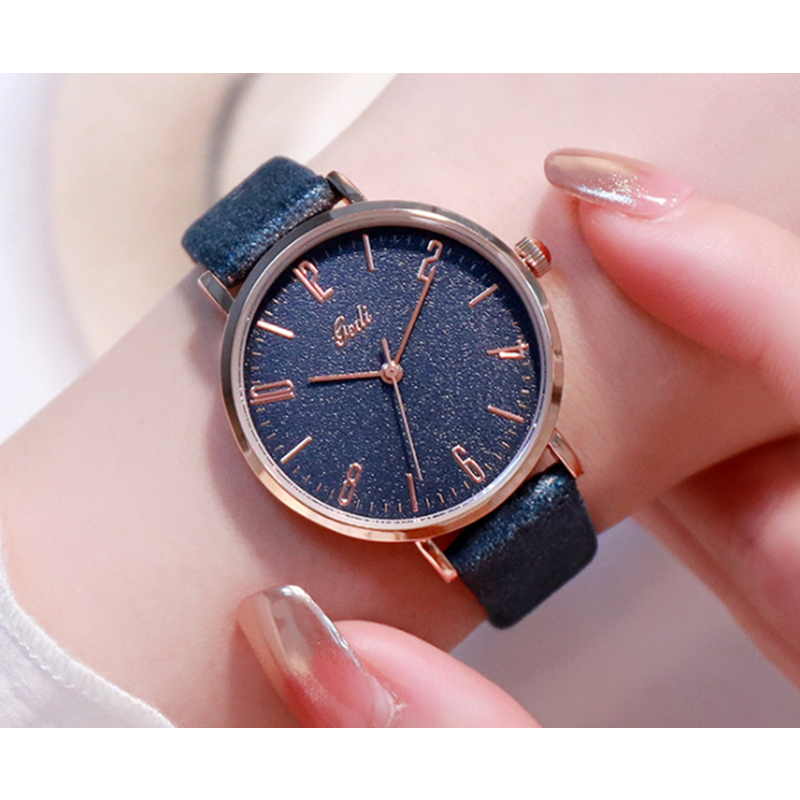 Veile Studios Gypsophila Ladies Watch Fashion Trend Digital Face Simple Belt Waterproof