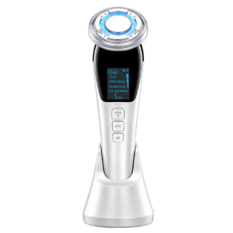 5 In 1 Ems Face Mesotherapy Electroporation Led Photon Lifting Beauty Skin Facial Care Neck Massager