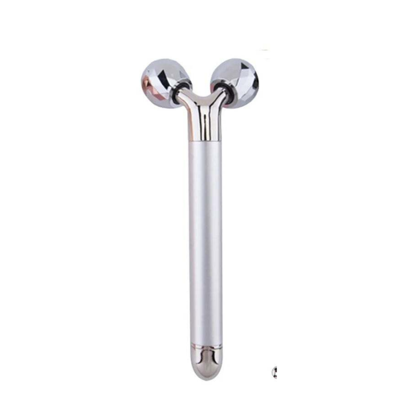 24K Gold Energy Beauty Bar Facial Face Massager 3D Roller Electric Sonic & T Shape Arm Eye Nose Head Lift
