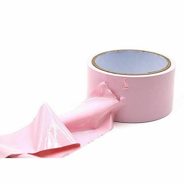 Black Red Pink Bondage Body Duct Tape Restraints Kink Bdsm Fetish Play