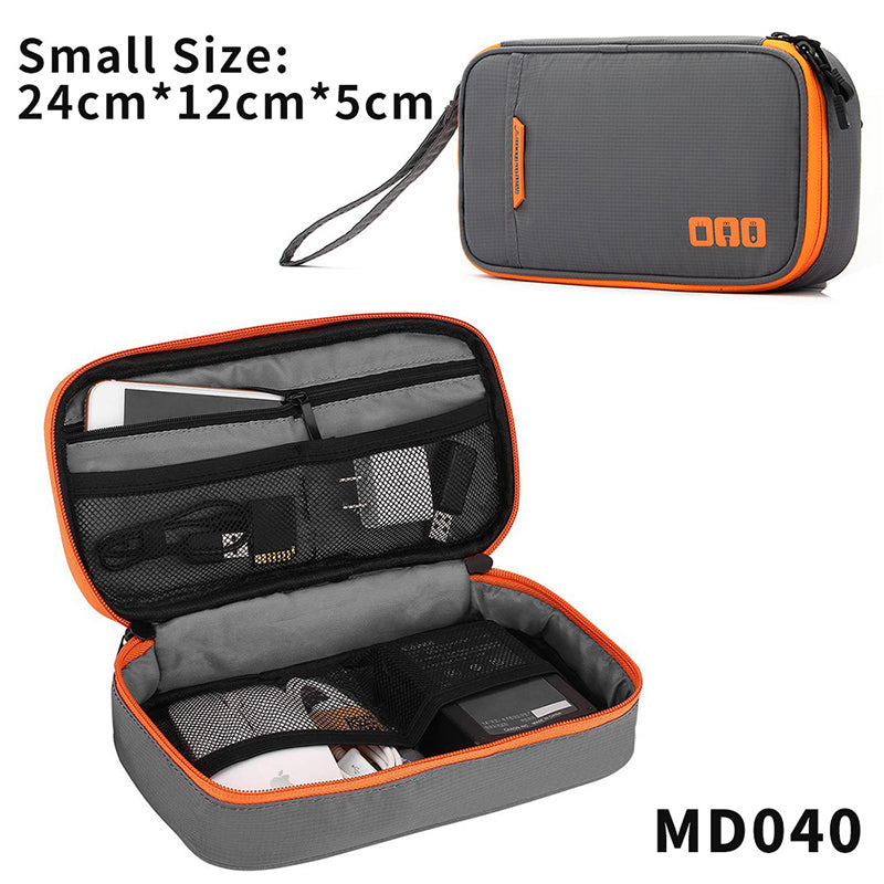 Travel Essential Cable Organizer Bag: A Compact Storage Solution For Charging Cords Chargers And Accessories.