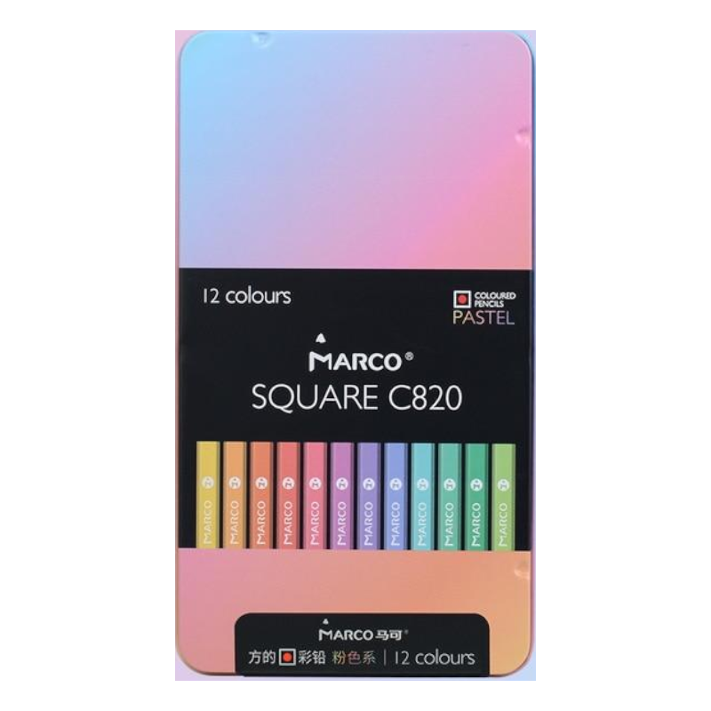 12 / 24 Colours Pastel Coloured Pencils Drawing Craft At G01