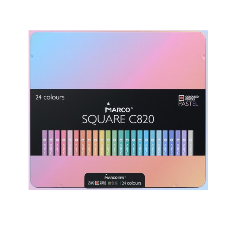 12 / 24 Colours Pastel Coloured Pencils Drawing Craft At G01